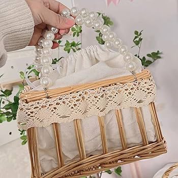 手編み かごバッグ Handed By かごバッグ MOTIF M 手編みかごバッグ カゴバッグ